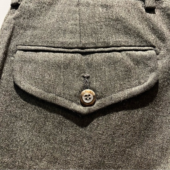 Vintage "Polo University Club" Ralph Lauren Classic Wool Union Made USA Trousers - Picture 8 of 11